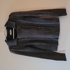 Revolution Medium Grey Zip-Up Sweater